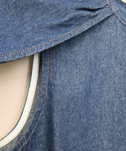 「STYLEBLOCK」 ノースリーブブラウス M ブルー レディース_画像7