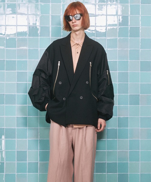 ラルカン【25aw】メゾンスペシャル　テーラードma-1 MAISON SPECIAL（メゾンスペシャル） ジャケット テーラードジャケット