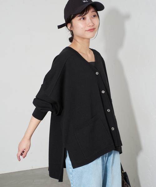 SLOBE IENA カーディガン 「追加」ウォッシャブルワイド