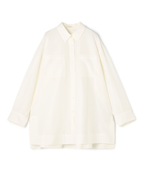 定価3万 DES PRESデプレ 上質コットンシルク チュニック DES PRES（デプレ） ブラウス シャツ コットンシルクポプリン