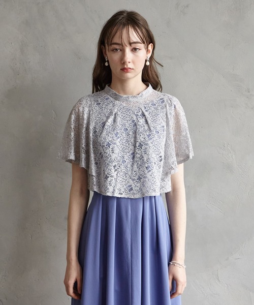 「AIMER」 半袖ブラウス MEDIUM グレー レディース_画像2