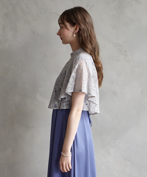 「AIMER」 半袖ブラウス MEDIUM グレー レディース_画像3