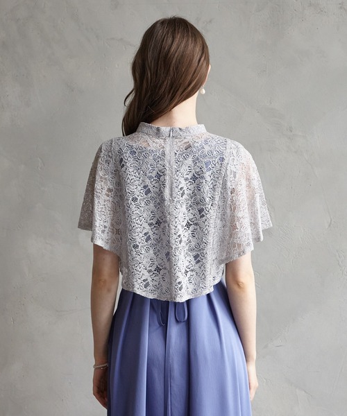 「AIMER」 半袖ブラウス MEDIUM グレー レディース_画像4