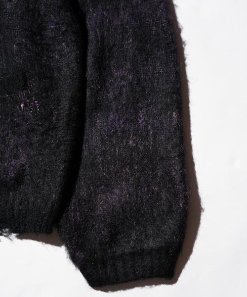 【M】TOWNCRAFT / SOLID SHAGGY CARDIGAN BK TOWNCRAFT / SOLID SHAGGY CARDIGAN
