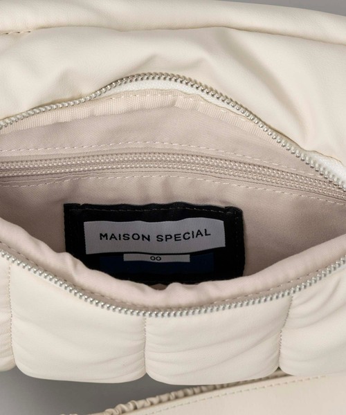 MAISON SPECIAL（メゾンスペシャル） ウエストバッグ FREE ブラック