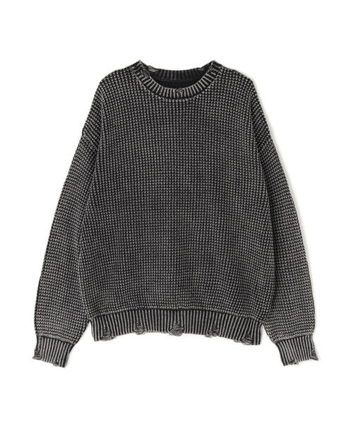 美品◎DANKESCHON ダンケシェーン ニット ダメージ オーバーサイズ L DANKE SCHON（ダンケシェーン） セーター ニット 「WEB＆DEPOT限定