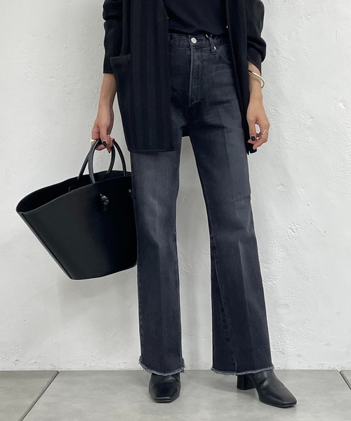 Loungedress（ラウンジドレス） 「ai no de」加工ブーツカットデニム