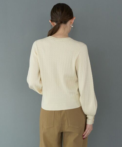 「YECCA VECCA」 長袖ニット FREE レッド レディース_画像8