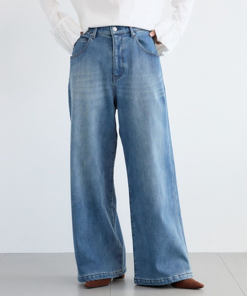 バンヤードストーム 裏起毛インディゴワイドパンツ Sサイズ 試着のみ