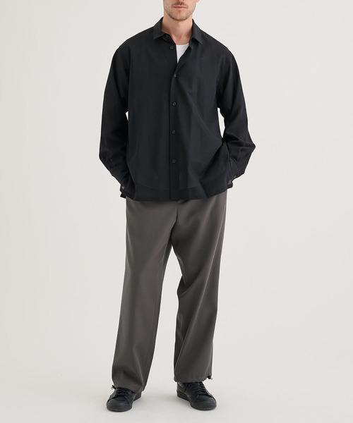 ATON（エイトン） シャツ 「ATON / エイトン」TWIST WOOL WASHER