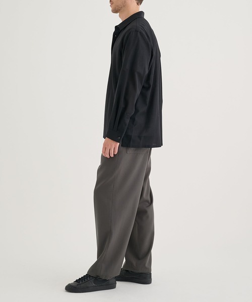 ATON（エイトン） シャツ 「ATON / エイトン」TWIST WOOL WASHER