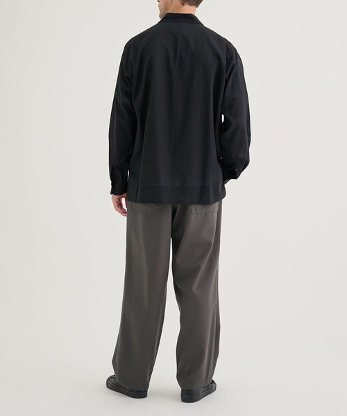 ATON（エイトン） シャツ 「ATON / エイトン」TWIST WOOL WASHER