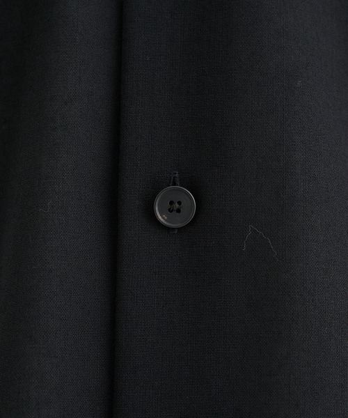 シャツ 「ATON / エイトン」TWIST WOOL WASHER OVERSIZED SHIRT メンズの画像
