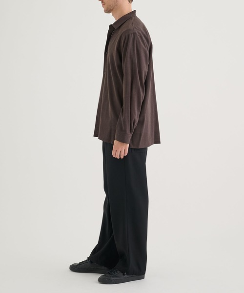 ATON（エイトン） シャツ 「ATON / エイトン」TWIST WOOL WASHER