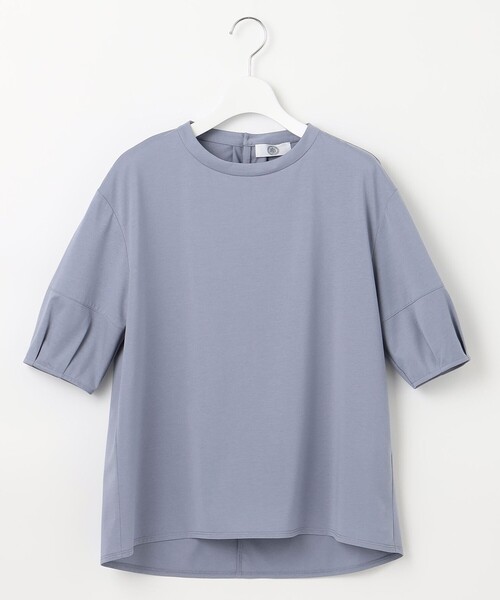 「J.PRESS」 半袖カットソー MEDIUM ブルー レディース_画像9