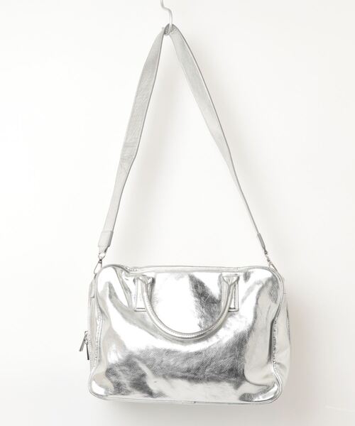 @saym ADAM ET ROPE' iena 2点おまとめ ADAM ET ROPE'（アダムエロペ） ワンポイント2WAYバッグ - シルバー