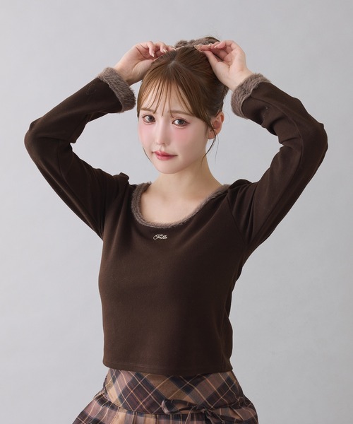 one after another NICE CLAUP tシャツ シュシュセットトップス