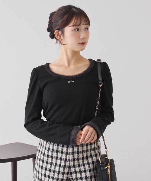 one after another NICE CLAUP tシャツ シュシュセットトップス