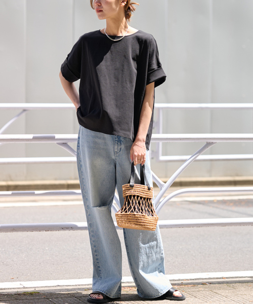 「JOURNAL STANDARD relume」 半袖カットソー FREE ホワイト レディース_画像6