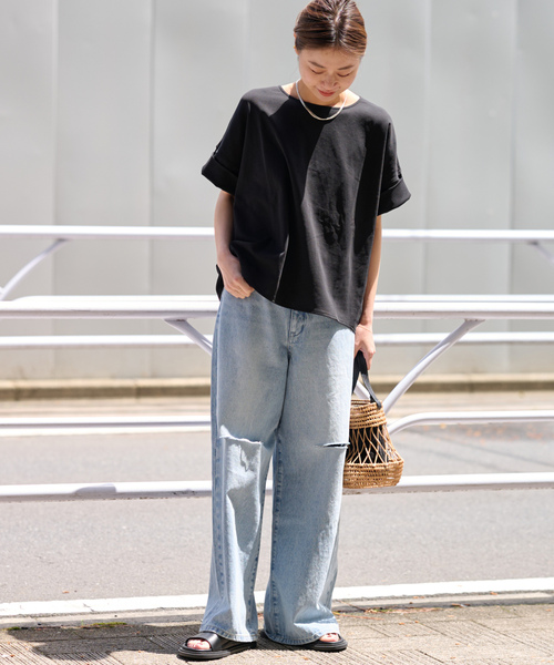 「JOURNAL STANDARD relume」 半袖カットソー FREE ホワイト レディース_画像7