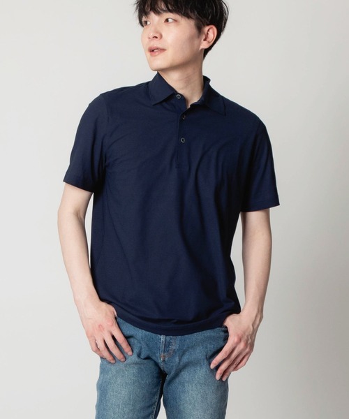 HERNO（ヘルノ） ポロシャツ 半袖 HERNO JERSEY CREPE ポロシャツ 