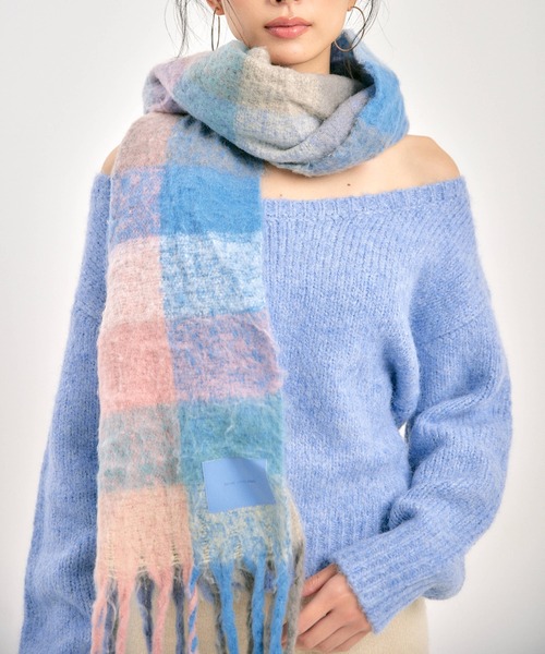 BLUE×PALANG（ブルーパラン） ニット セーター OFF SHOULDER BIG KNIT 