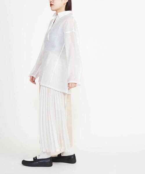 「CONVERSE TOKYO」 7分袖シャツ FREE ブラック レディース_画像9