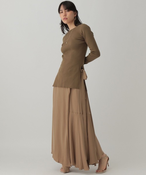 「Chaos」 長袖ニット FREE チャコールグレー レディース_画像2