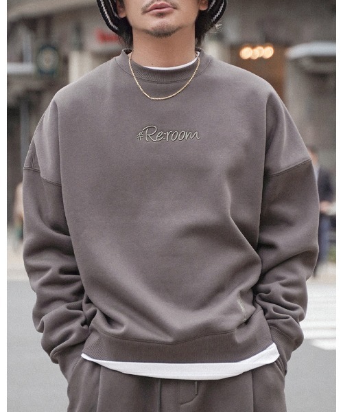 Re:room（リルーム） トレーナー スウェット 3Dロゴスウェットビッグ