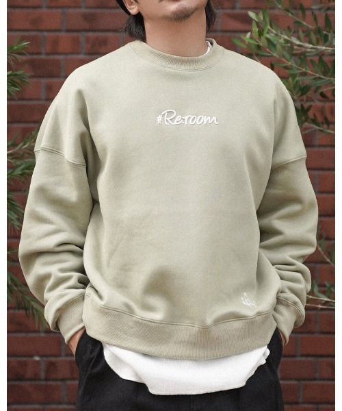 Re:room（リルーム） トレーナー スウェット 3Dロゴスウェットビッグ