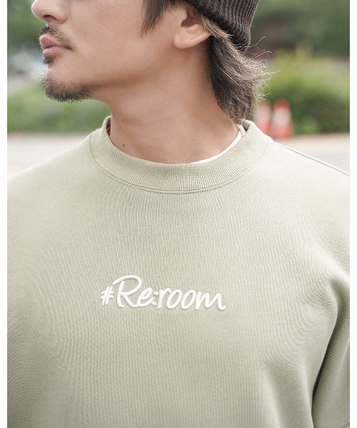 【新品】　Reroomトレーナー Re:room（リルーム） トレーナー スウェット 3Dロゴスウェットビッグ
