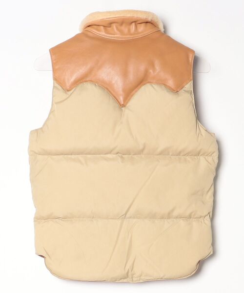 「Rocky Mountain FeatherBed」 ダウンベスト 7/8 ベージュ メンズ_画像2