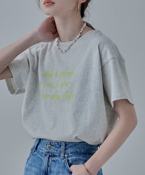 「etoll.」 半袖Tシャツ FREE オートミール レディース_画像2