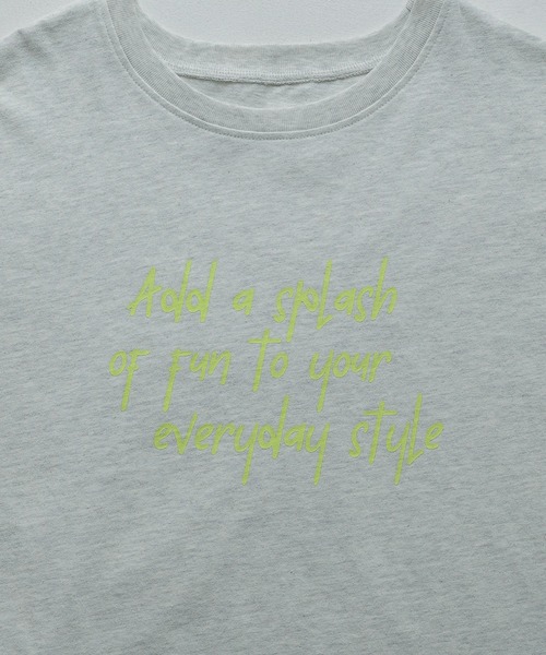 「etoll.」 半袖Tシャツ FREE オートミール レディース_画像9