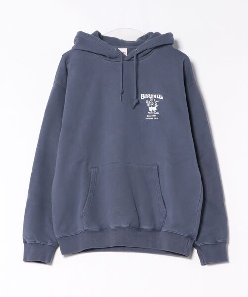 BIRDWELL ライトグレー フード付きパーカー L BIRDWELL ライトグレー