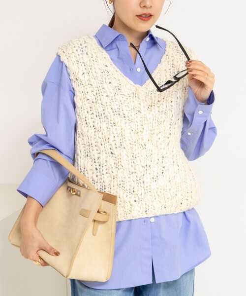 NOLLEY'S（ノーリーズ） ニット セーター Vネックニットベスト