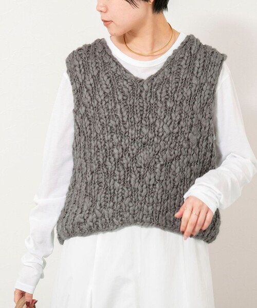 NOLLEY'S（ノーリーズ） ニット セーター Vネックニットベスト