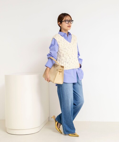 NOLLEY'S（ノーリーズ） ニット セーター Vネックニットベスト