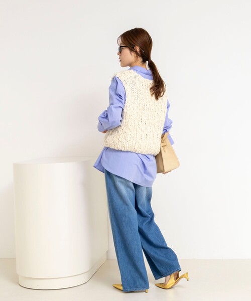 NOLLEY'S（ノーリーズ） ニット セーター Vネックニットベスト