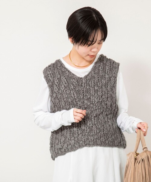 NOLLEY'S（ノーリーズ） ニット セーター Vネックニットベスト