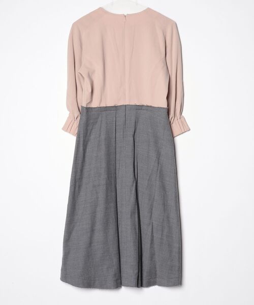 「DESIGNWORKS」 ドッキングワンピース - ベージュ レディース_画像2