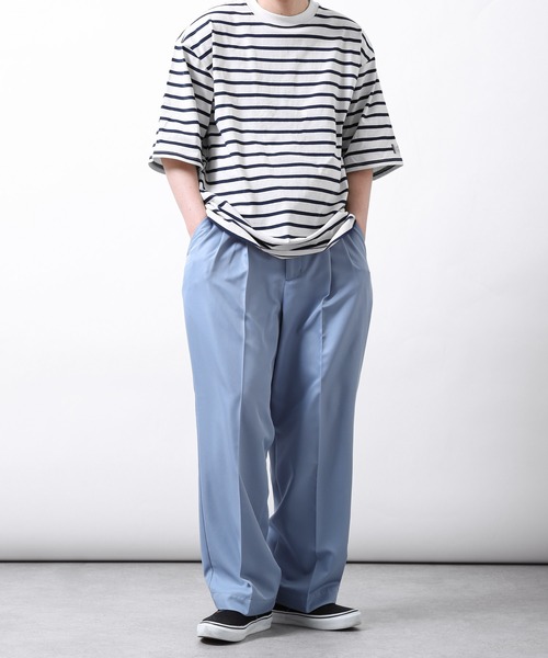 「ZIP FIVE」 スラックス X-LARGE チャコール メンズ_画像2