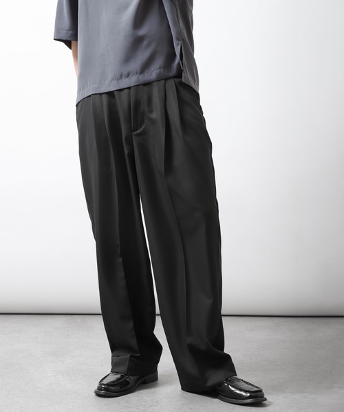 「ZIP FIVE」 スラックス X-LARGE チャコール メンズ_画像6