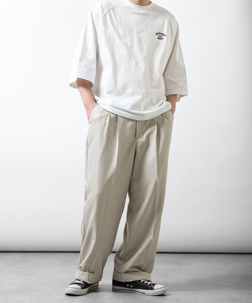 「ZIP FIVE」 スラックス X-LARGE チャコール メンズ_画像8