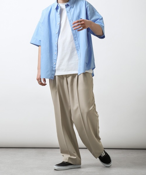 「ZIP FIVE」 スラックス X-LARGE チャコール メンズ_画像9