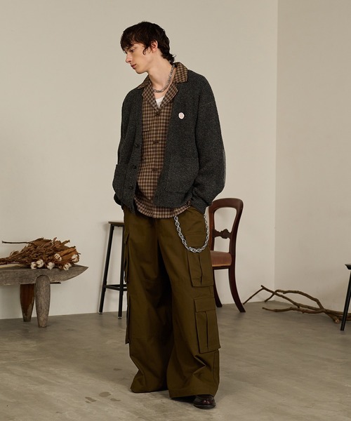 カーキダブルジャケット＆スカート＆パンツ Forte カーゴパンツ Double Pocket Cargo Pants/ダブルポケットカーゴ