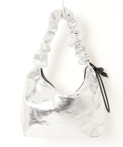 「COOCO」 ショルダーバッグ 9 シルバー レディース_画像2