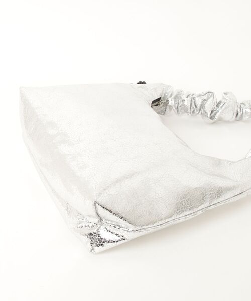 「COOCO」 ショルダーバッグ 9 シルバー レディース_画像3