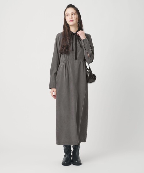 BEAUTY＆YOUTH UNITED ARROWS ワンピース キュプラブレンド タイリボン