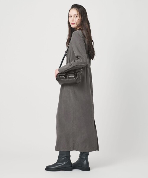 ビューティー＆ユース ユナイテッドアローズ（BEAUTY&YOUTH）/キュプラブレンド タイリボンワンピース BEAUTY＆YOUTH UNITED ARROWS ワンピース キュプラブレンド タイリボン